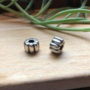 Pandora Ribbed Clip- Set of 2